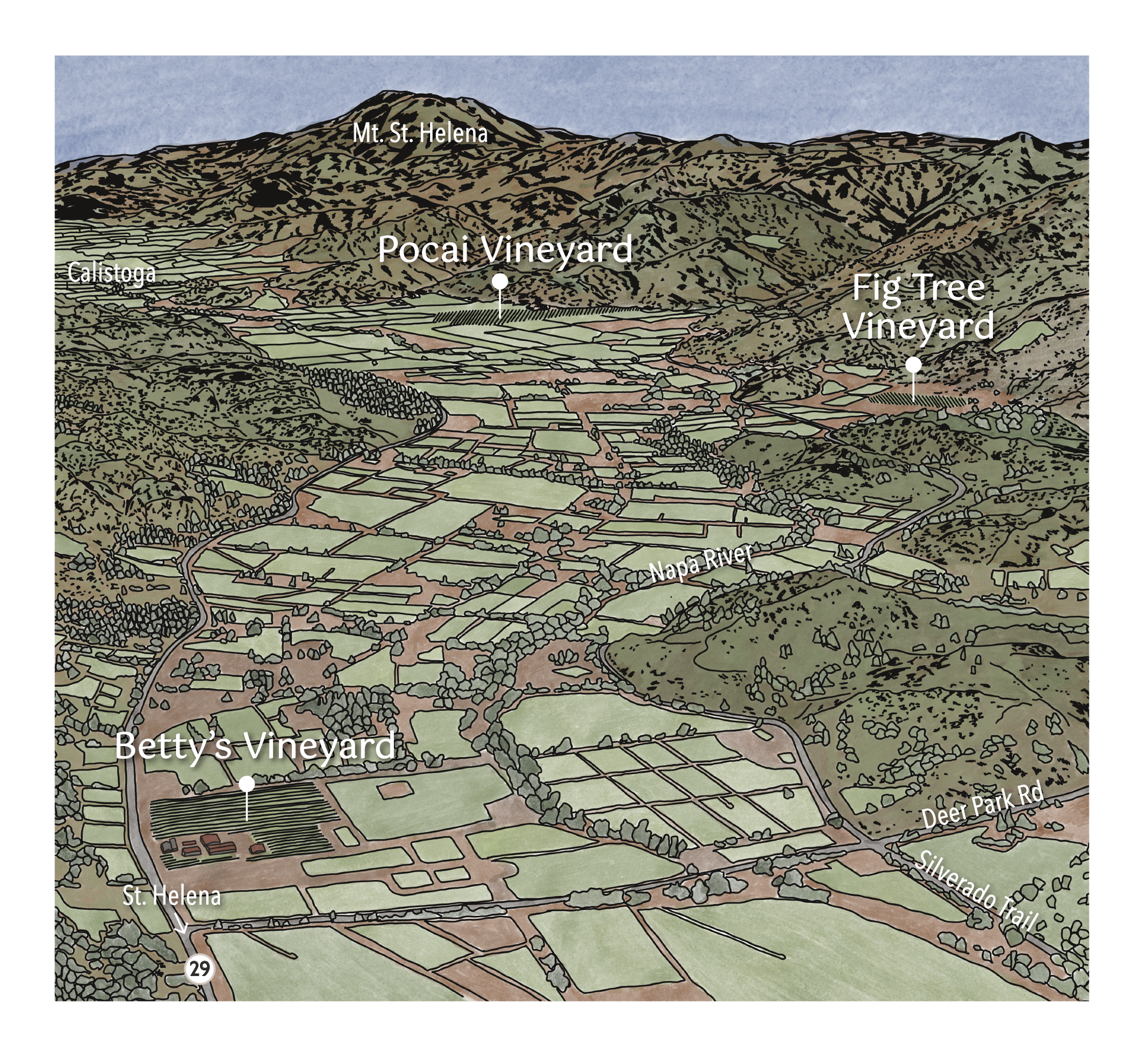 Ballentine Vineyard Map